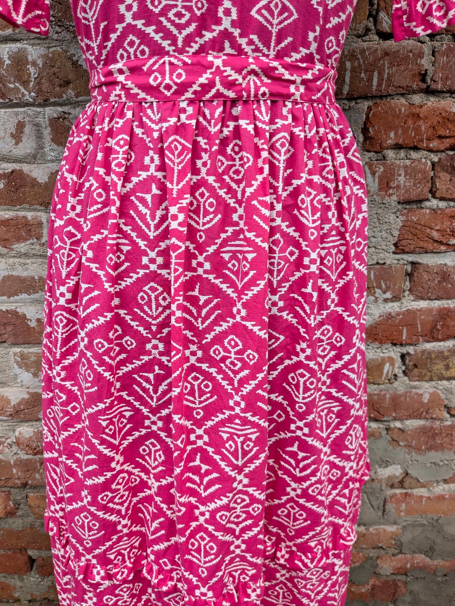 Hand Block Printed dress| Summer Dress| Cotton Dress| Floral print| Handmade| Made in India Block Print Dress, Printed Dress
