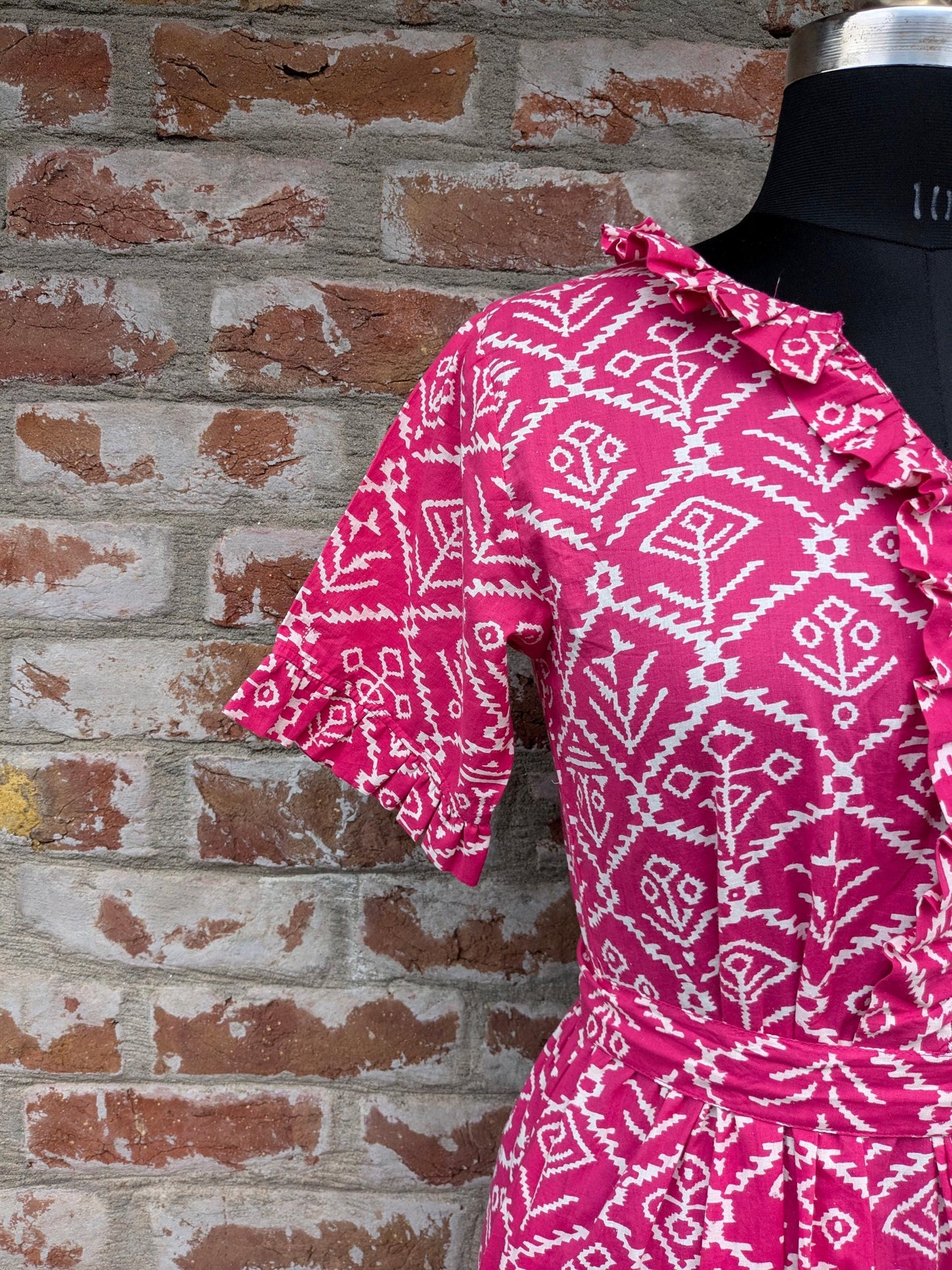 Hand Block Printed dress| Summer Dress| Cotton Dress| Floral print| Handmade| Made in India Block Print Dress, Printed Dress