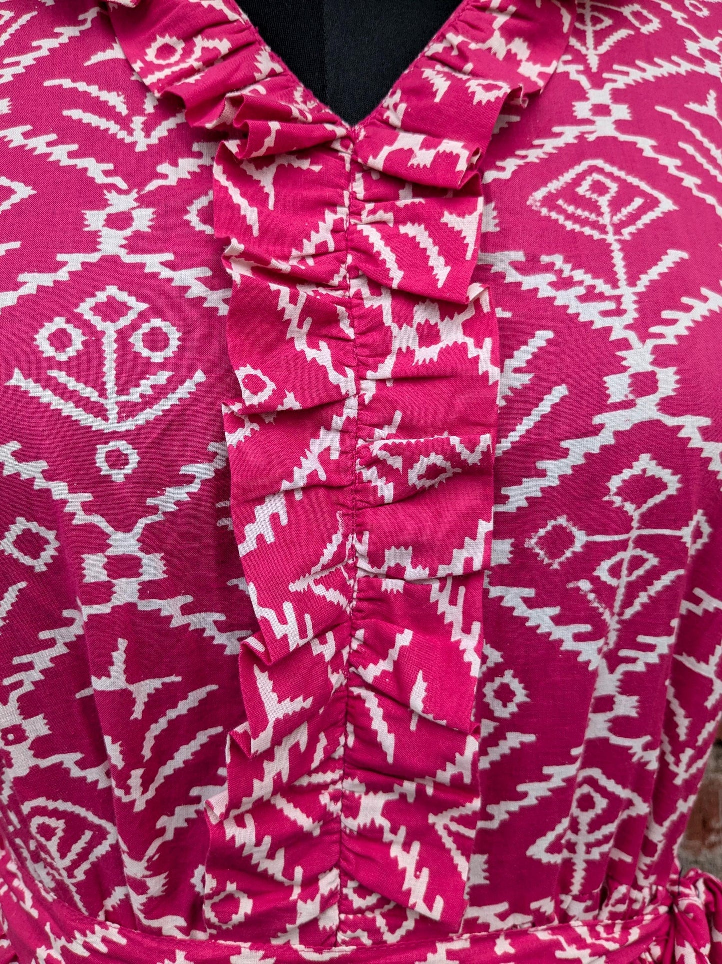 Hand Block Printed dress| Summer Dress| Cotton Dress| Floral print| Handmade| Made in India Block Print Dress, Printed Dress